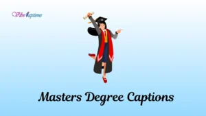 Masters Degree Captions